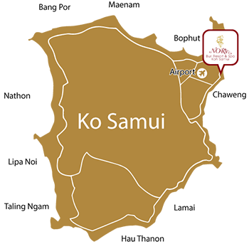 Samui Resort location map